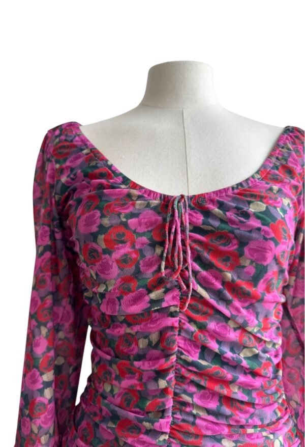 GANNI -  PRINTED FLORAL DRESS - Image 8